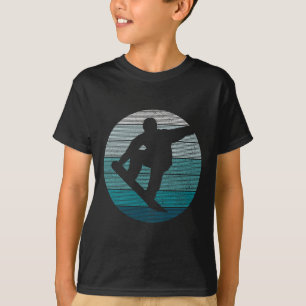 Camiseta Snowboard Vintage Retro Freestyle Snowboard Gif