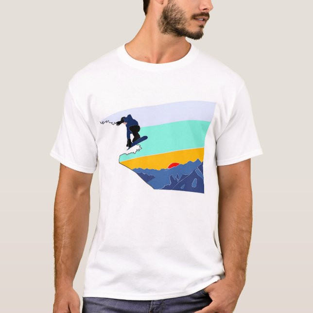 Camiseta Snowboarder (Frente)