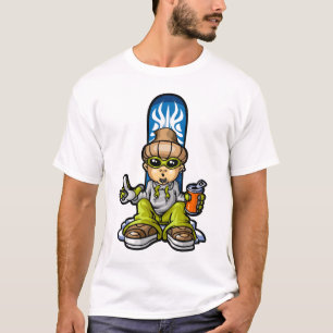 Camiseta Snowboarder and soda