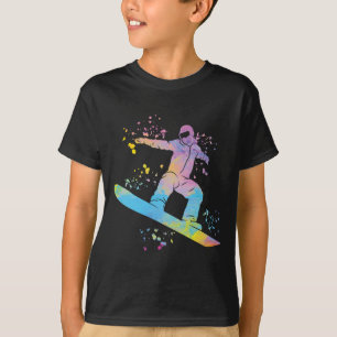 Camiseta Snowboarder Colorida Snowboard 4