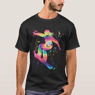 Camiseta Snowboarder Colorida Snowboard Snowboard