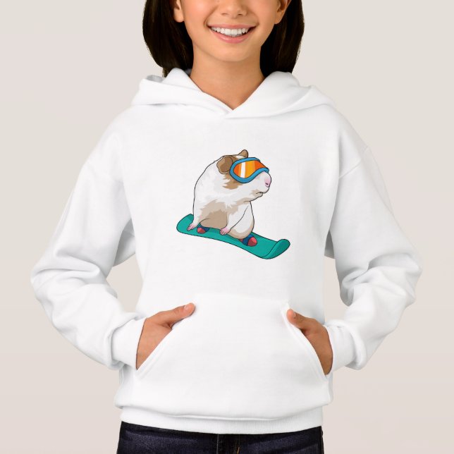 Camiseta Snowboarder guisado (Frente)