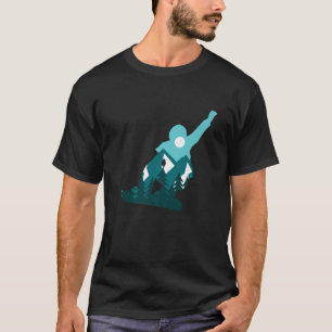 Camiseta Snowboarder Mountain Snow