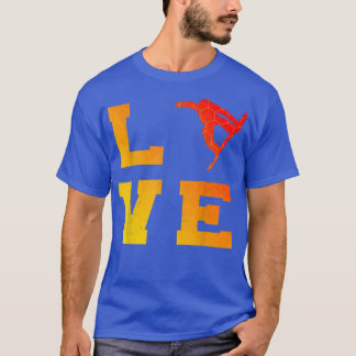 Camiseta Snowboarder Snowboard Snowboard Mulheres