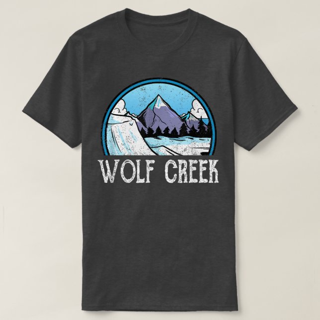Camiseta Snowboarder Snowboarding Oregon Wolf Creek Skier S (Frente do Design)