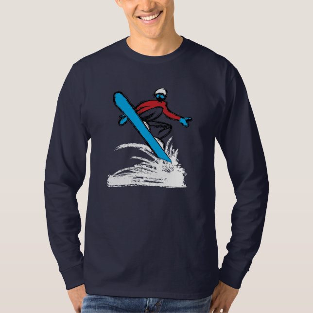 Camiseta Snowboarding (Frente)