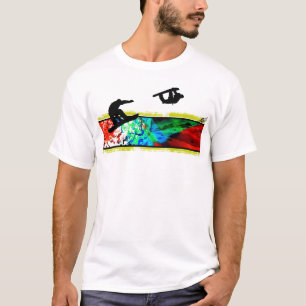 Camiseta snowboarding