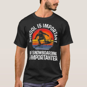 Camiseta Snowboarding Goggles Snowboarder Freestyle Downhil