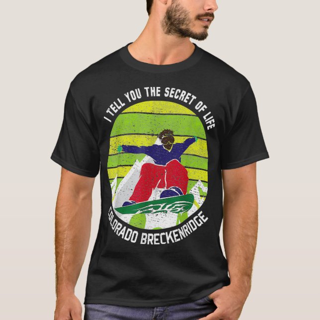 Camiseta SNOWBOARDING - Presente De Vintagem Retroativa Par (Frente)