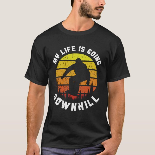 Camiseta Snowboarding Snowboard Snowboarder (Frente)