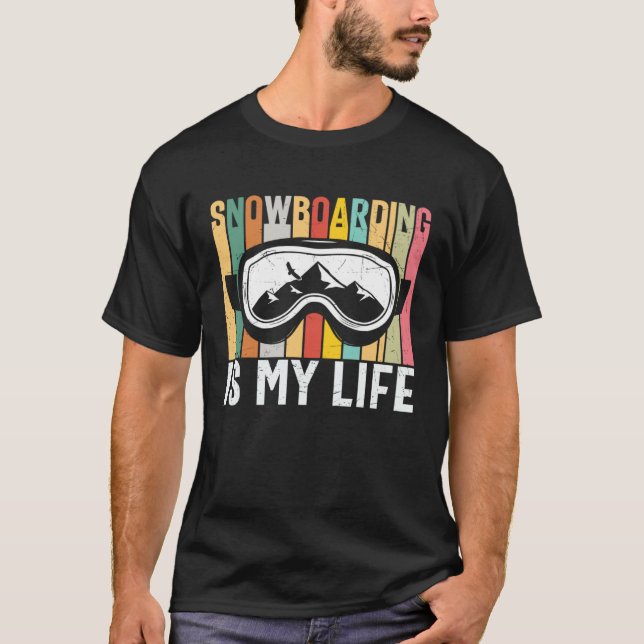 Camiseta Snowboarding Winter Snowboard Snowboarder  1 (Frente)