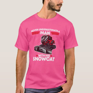 Camiseta Snowcat Man Pai Groomer Legal Winter Sport USA Fla