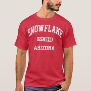 Camiseta Snowflake Arizona AZ vintage estado Estilo atlétic