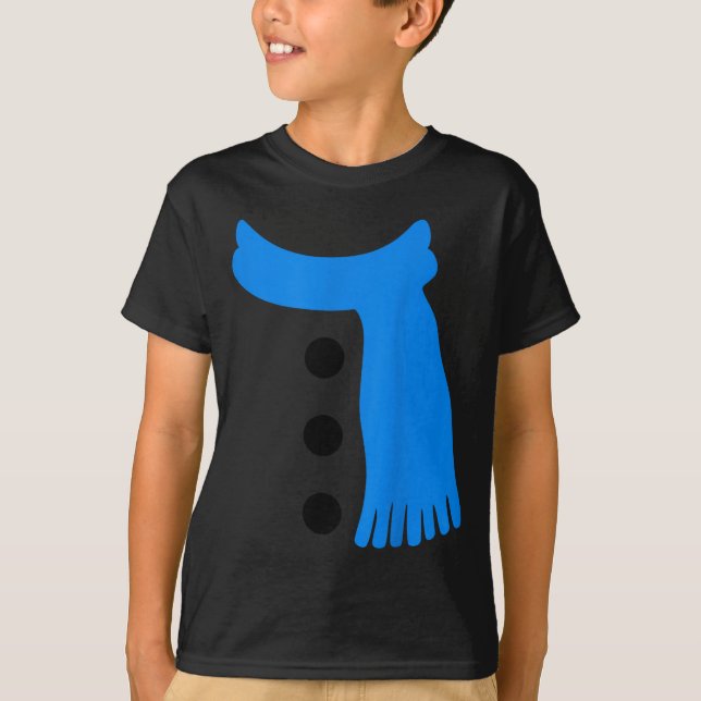 Camiseta Snowflake Snowman Costumes Christmas Family Matchi (Frente)
