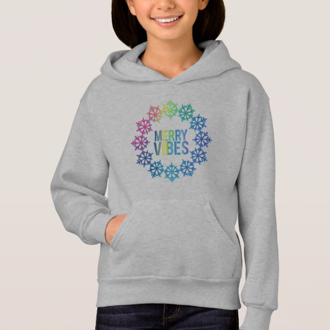 Camiseta Snowflake Wreath (Frente)
