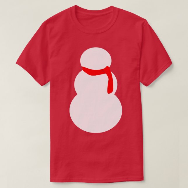 Camiseta Snowman (Frente do Design)