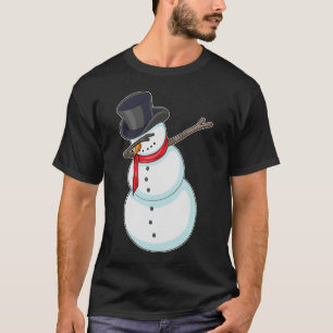 Camiseta Snowman Christmas Hip Hop Dance Dab