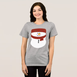 Camiseta Snowman com Beanie Christmas