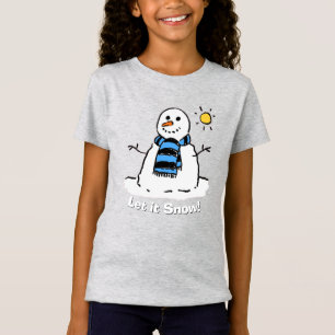 Camiseta Snowman com Mensagem!
