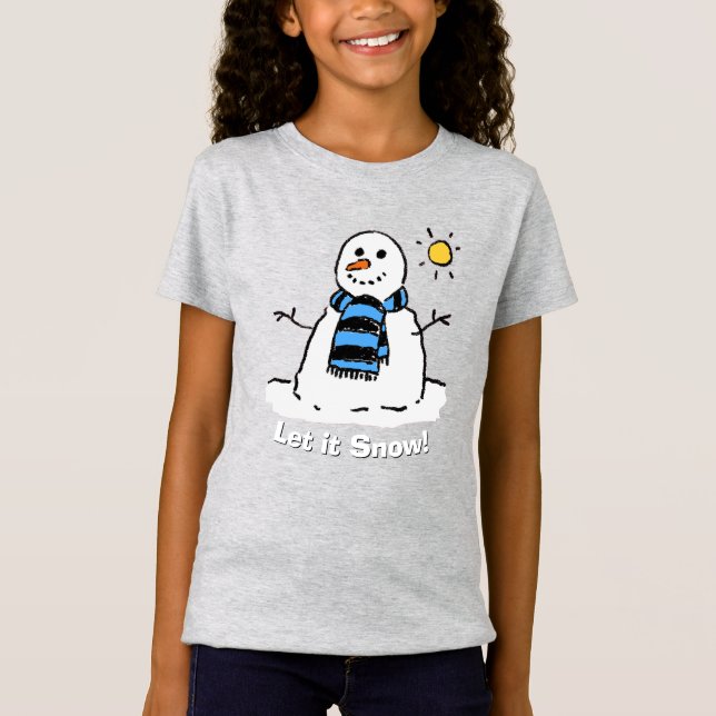 Camiseta Snowman com Mensagem! (Frente)