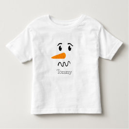 Camiseta Snowman Confusa Face Frosty