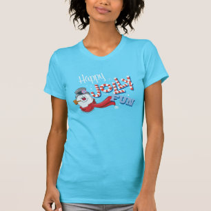 Camiseta Snowman™ congelado   Feliz Jolly Divertido