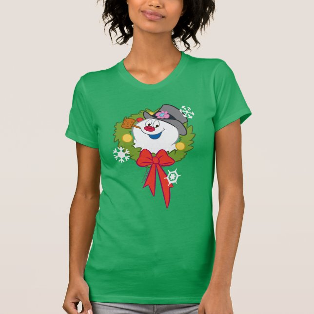 Camiseta Snowman™ congelado | Feriado congelado (Frente)