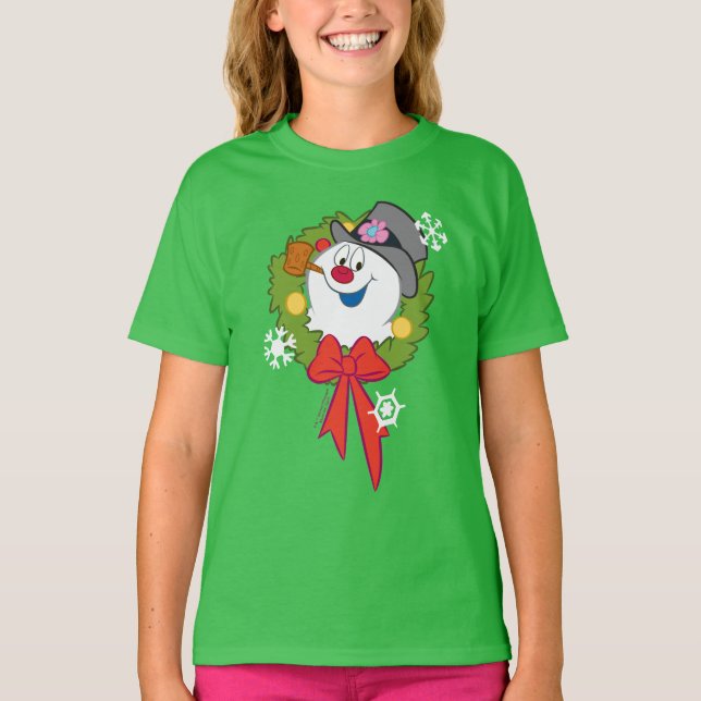 Camiseta Snowman™ congelado | Feriado congelado (Frente)