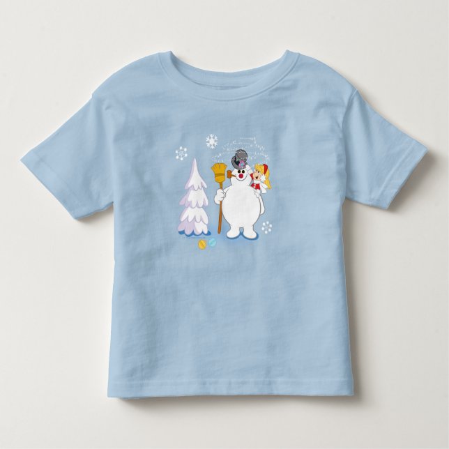 Camiseta Snowman™ congelado | Frosty & Karen Winter Diverti (Frente)
