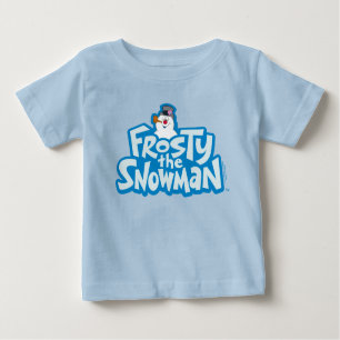 Camiseta Snowman™ congelado Logotipo empilhado congelado
