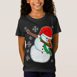 Camiseta Snowman Dabbing, Natal Dab