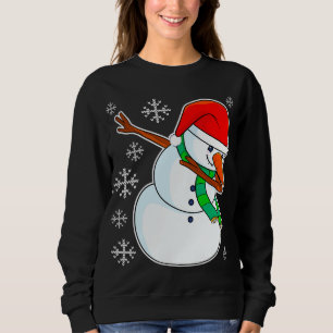 Camiseta Snowman Dabbing Natal Dab Xmas Kids Meninas