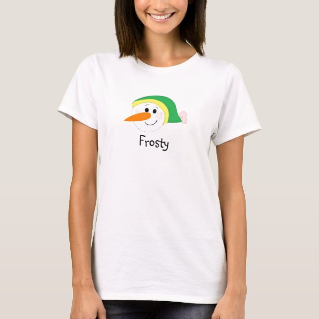 Camiseta Snowman Delight (Frente)