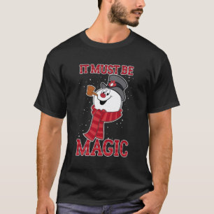 Camiseta Snowman Deve Ser Magia