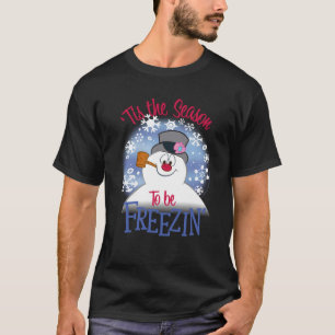 Camiseta Snowman É A Época De Freezin Sw