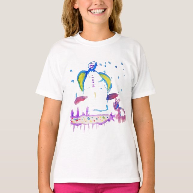 Camiseta Snowman e o seu melhor amigo (Frente)