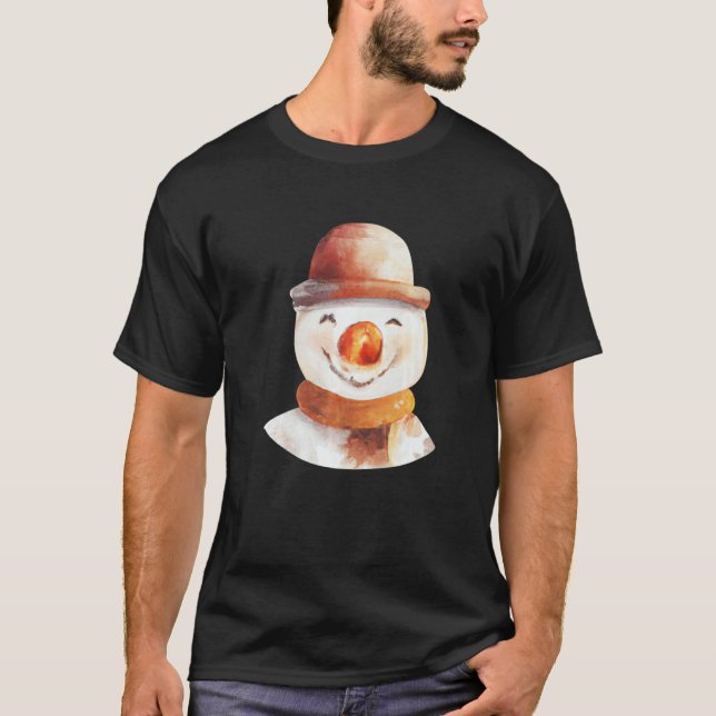 Camiseta Snowman Face (Frente)