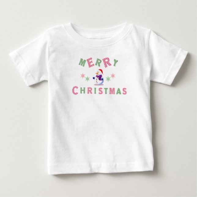 Camiseta Snowman Felry Natal (Frente)