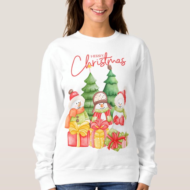 Camiseta Snowman Felry Natal (Frente)