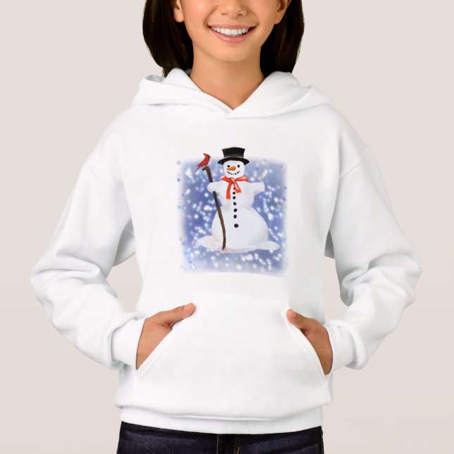 Camiseta Snowman hoodie (Frente)