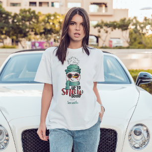 Camiseta "Snowman in Hat and Scarf"