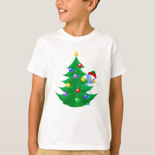 Camiseta Snowman Peeking