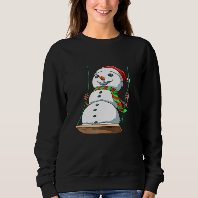 Camiseta Snowman Rocking (Frente)
