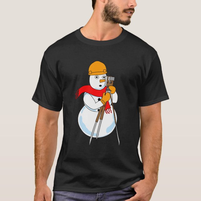 Camiseta Snowman Surveyor (Frente)