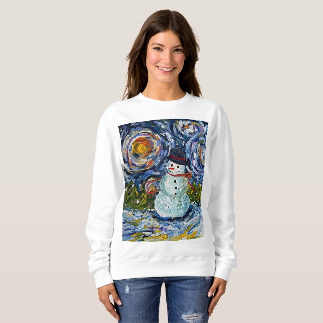 Camiseta Snowman Sweatshirt (Frente Completa)
