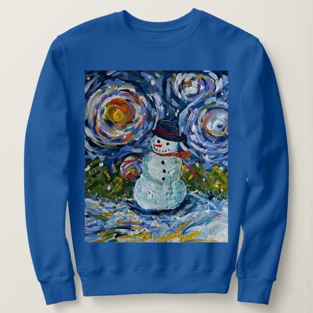 Camiseta Snowman Sweatshirt (Frente do Design)