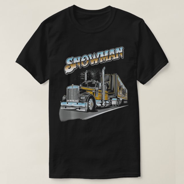 Camiseta SNOWMAN, temos um longo caminho a percorrer. (Frente do Design)