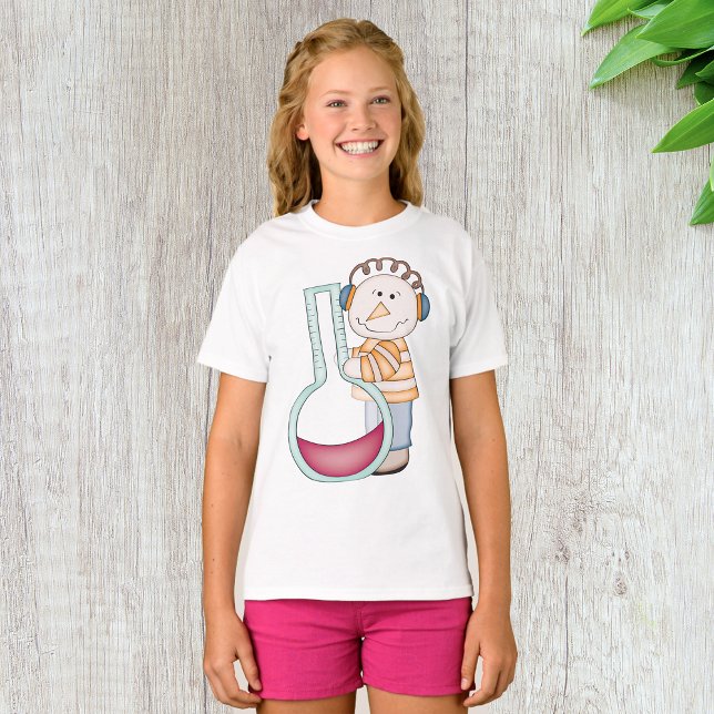 Camiseta Snowman Verificando A Temperatura (Criador carregado)
