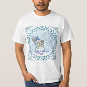 Camiseta Snowman Walking