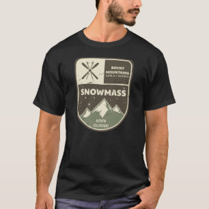 Camiseta Snowmass Aspen Montanhas Rocky Colorado